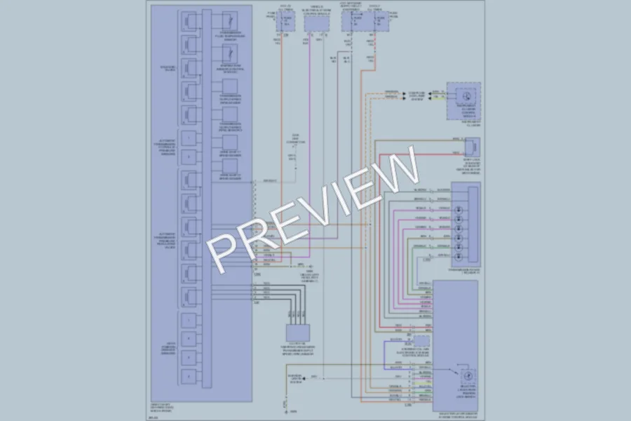 2008 Volkswagen GLI Transmission wiring diagram preview