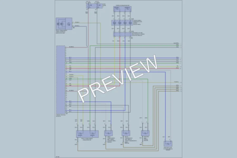 2008 Volkswagen GTI Supplemental Restraints wiring diagram preview