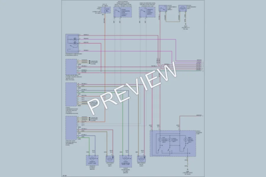 2008 Volkswagen Passat Interior Lights wiring diagram preview