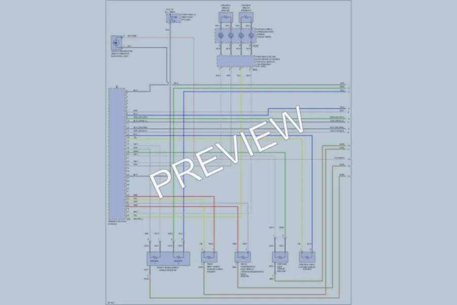 2008 Volkswagen Passat Supplemental Restraints wiring diagram preview
