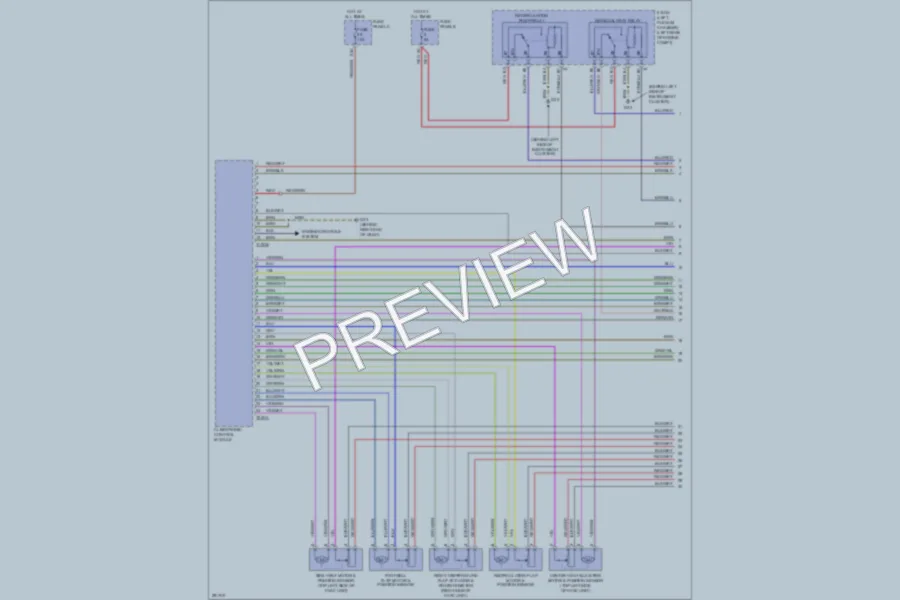 2008 Volkswagen Touareg Air Conditioning wiring diagram preview