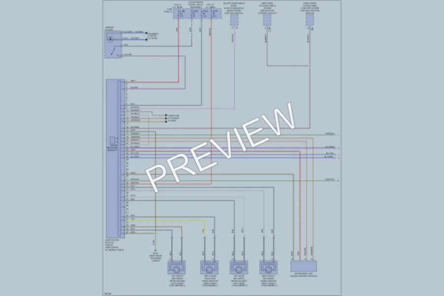 2008 Volkswagen Touareg Anti Lock Brakes wiring diagram preview