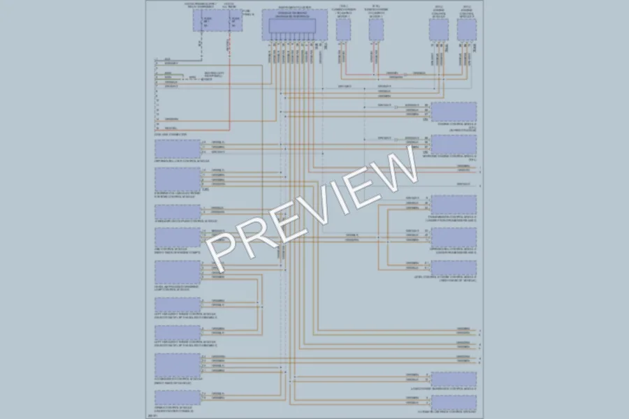 2008 Volkswagen Touareg Computer Data Lines wiring diagram preview