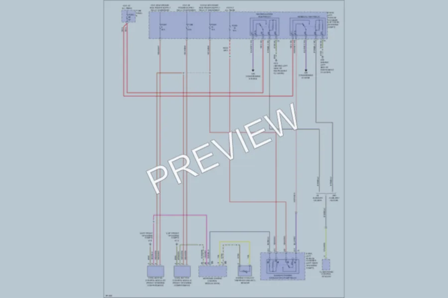 2008 Volkswagen Touareg Cooling Fan wiring diagram preview