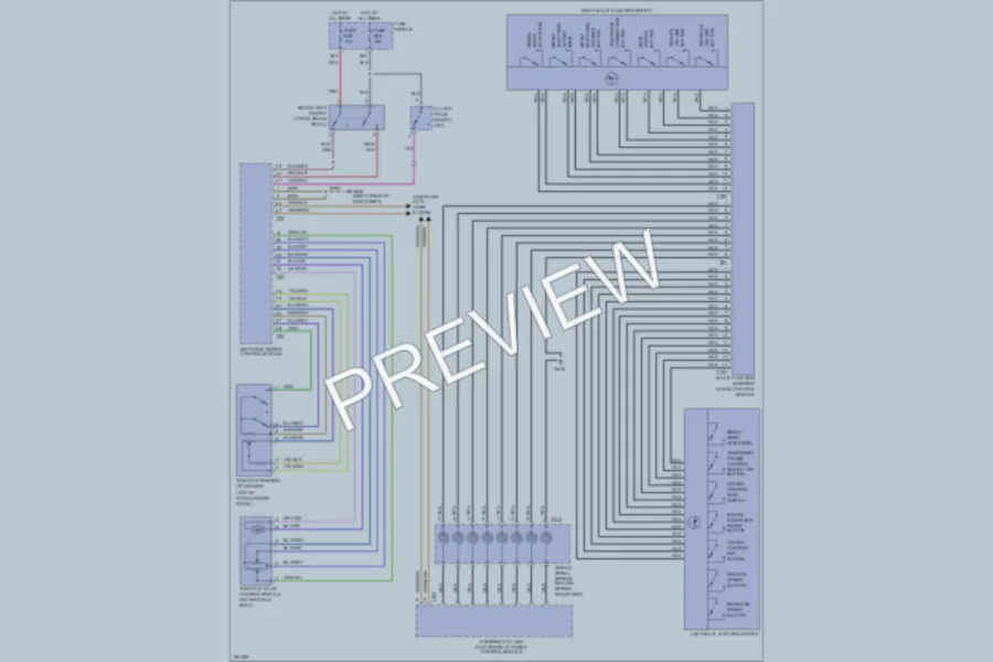 2008 Volkswagen Touareg Cruise Control wiring diagram preview