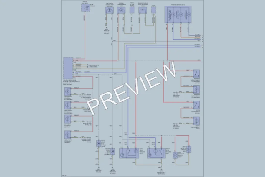 2008 Volkswagen Touareg Interior Lights wiring diagram preview