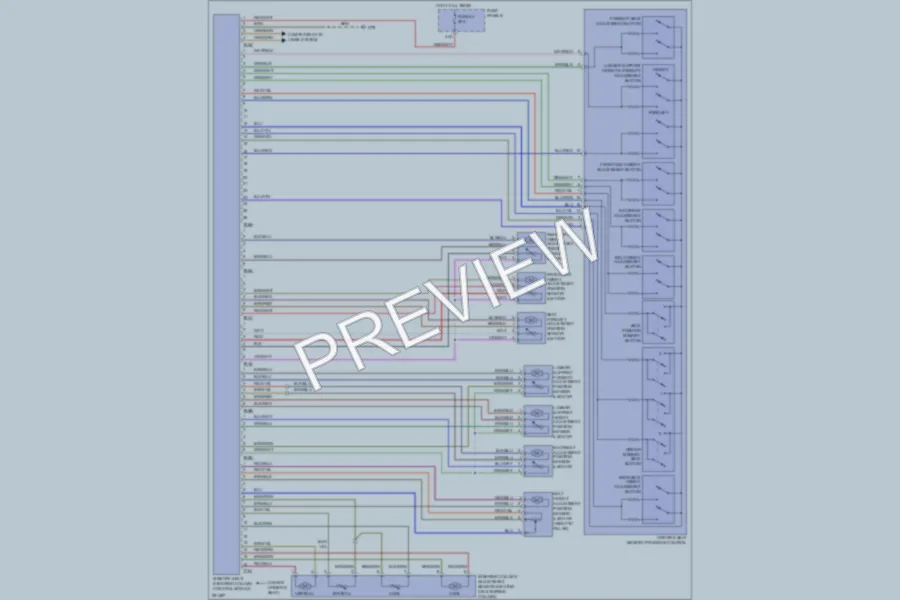 2008 Volkswagen Touareg Memory Systems wiring diagram preview