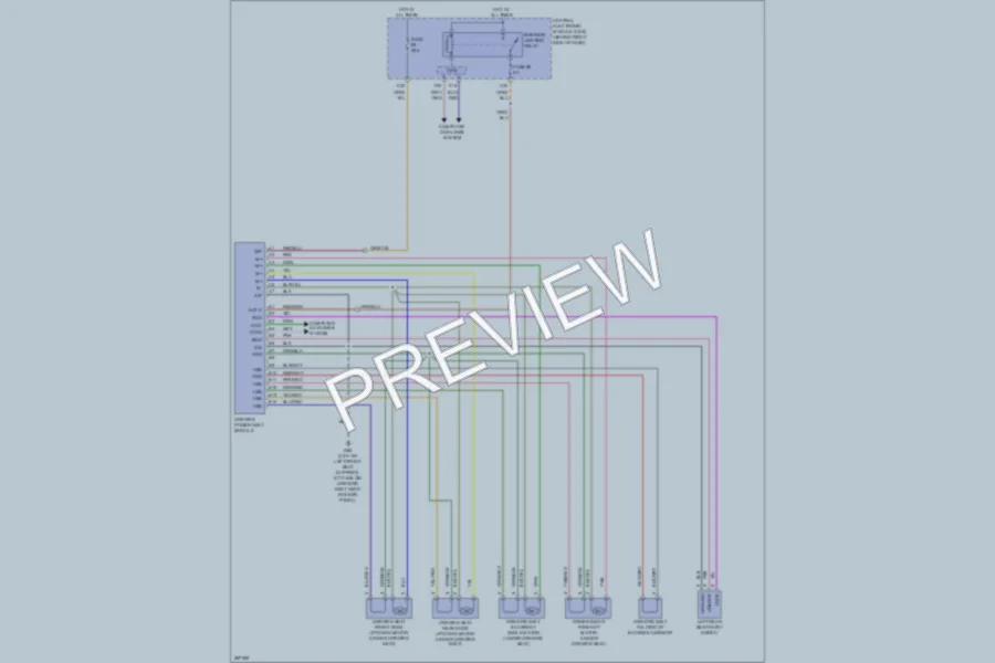 2008 Volvo C30 Memory Systems wiring diagram preview
