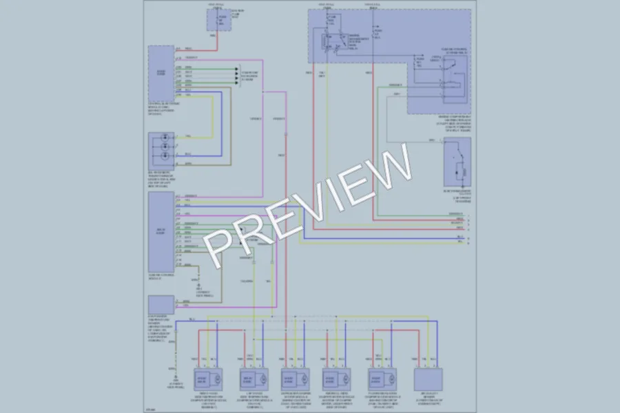 2008 Volvo S60 Air Conditioning wiring diagram preview