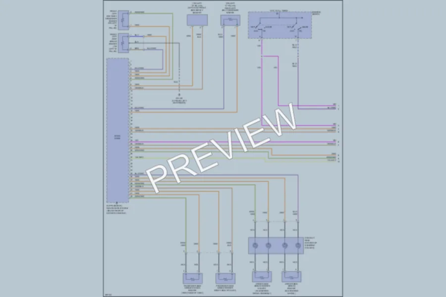2008 Volvo S60 Supplemental Restraints wiring diagram preview