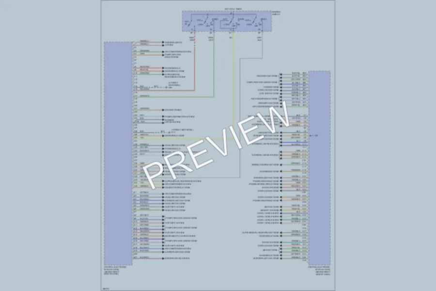 2008 Volvo V50 Body Control Modules wiring diagram preview