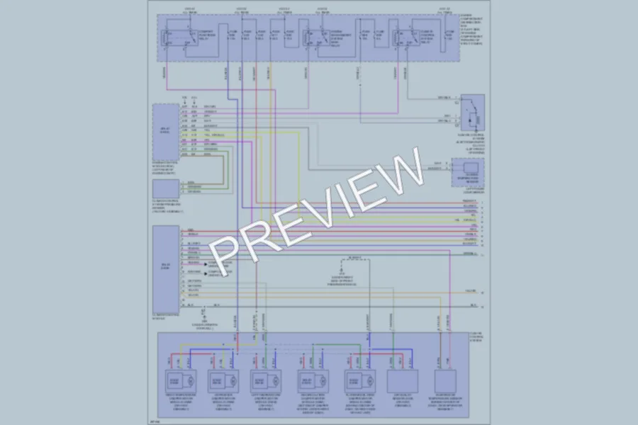 2008 Volvo V70 Air Conditioning wiring diagram preview