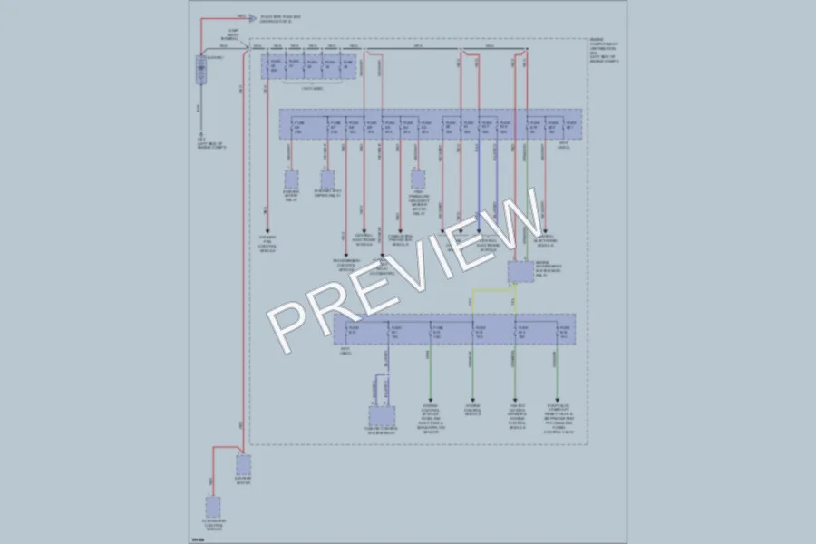 2008 Volvo V70 Power Distribution wiring diagram preview