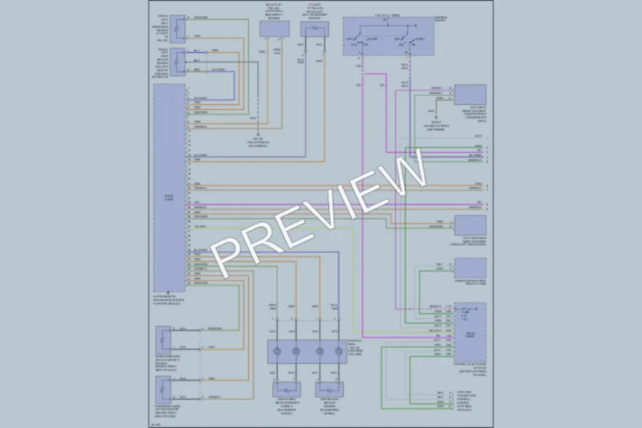 2008 Volvo V70 Supplemental Restraints wiring diagram preview