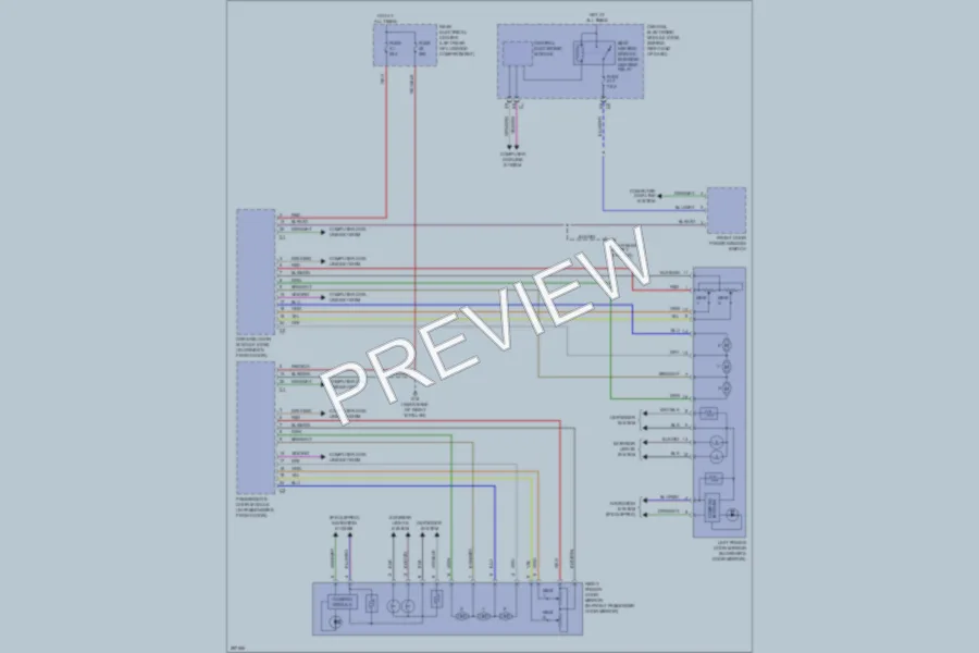 2008 Volvo XC70 Memory Systems wiring diagram preview