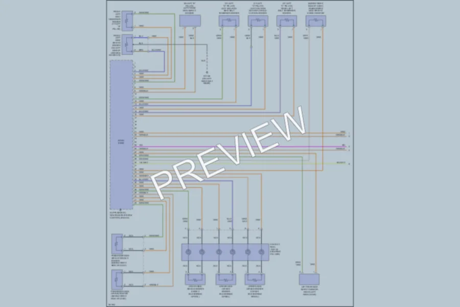 2008 Volvo XC90 Supplemental Restraints wiring diagram preview