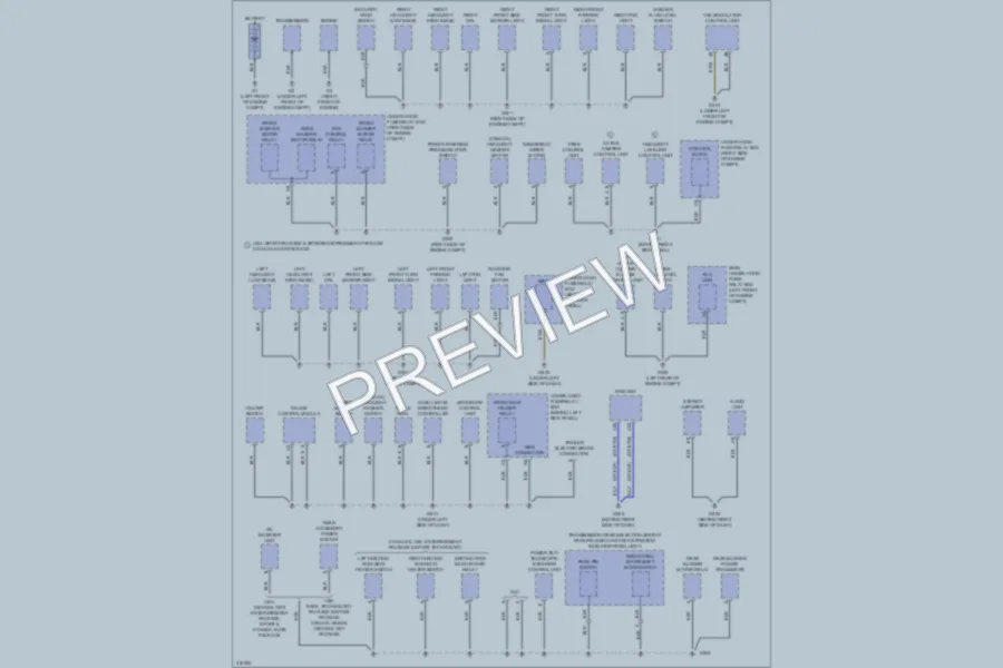 2009 Acura MDX Headlights wiring diagram preview