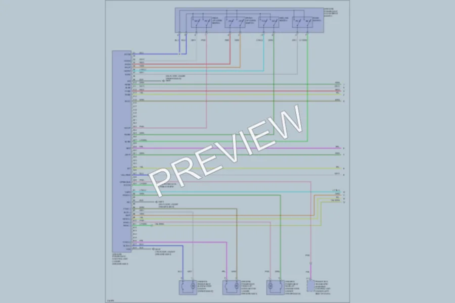 2009 Acura MDX Navigation wiring diagram preview