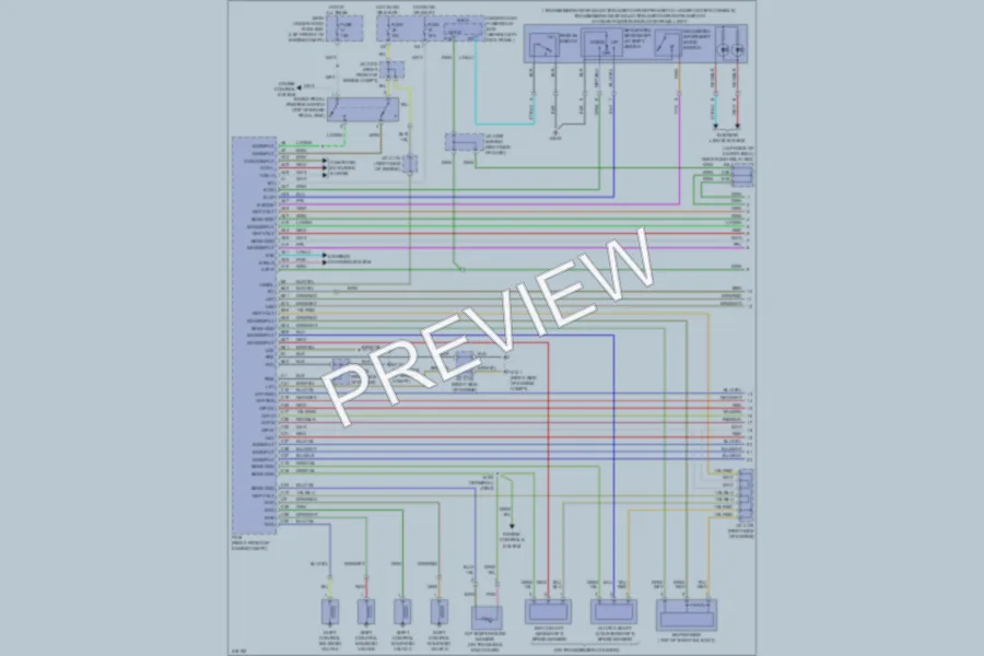 2009 Acura MDX Trunk Tailgate Fuel Door wiring diagram preview