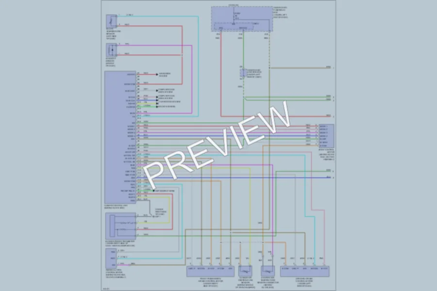 2009 Acura RDX Air Conditioning wiring diagram preview
