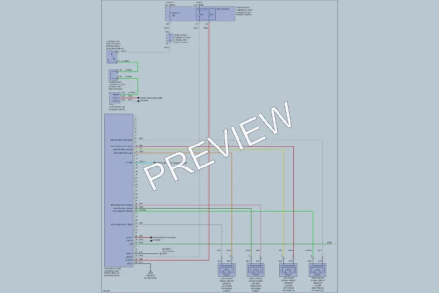 2009 Acura RDX Anti Lock Brakes wiring diagram preview