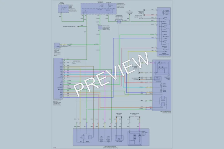 2009 Acura RDX Memory Systems wiring diagram preview