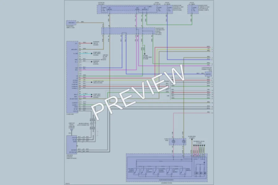 2009 Acura RDX Radio wiring diagram preview