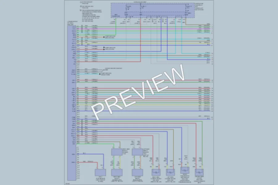 2009 Acura RDX Supplemental Restraints wiring diagram preview