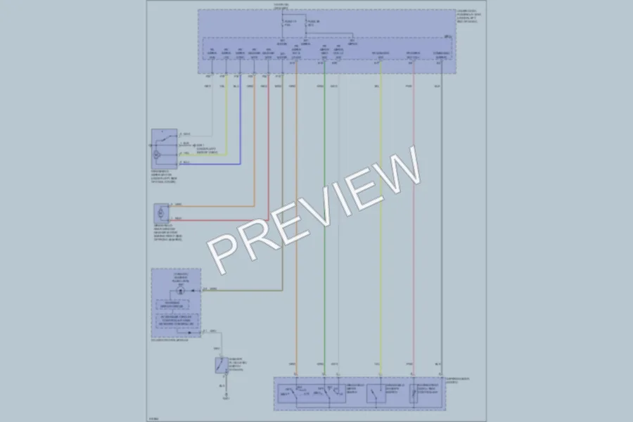 2009 Acura RDX Wiper Washer wiring diagram preview