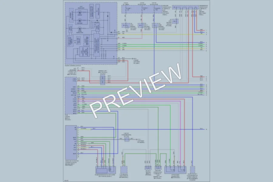 2009 Acura RL Cruise Control wiring diagram preview