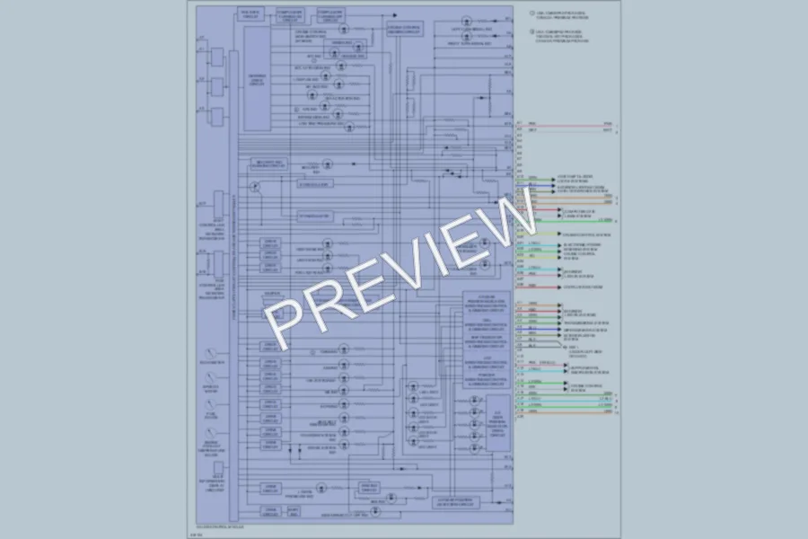 2009 Acura RL Instrument Cluster wiring diagram preview