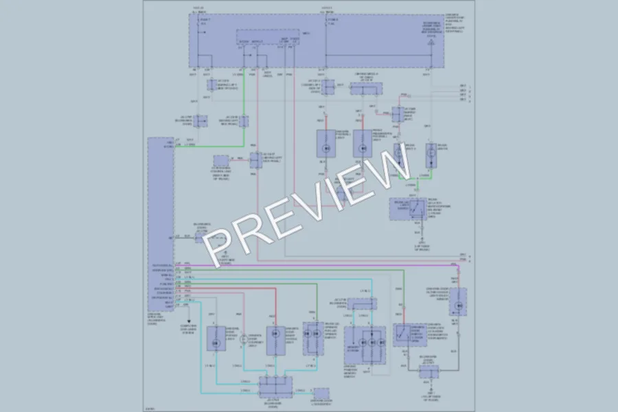 2009 Acura RL Interior Lights wiring diagram preview