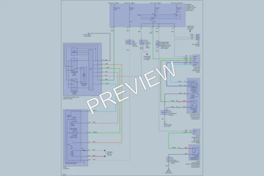 2009 Acura RL Power Top Sunroof wiring diagram preview