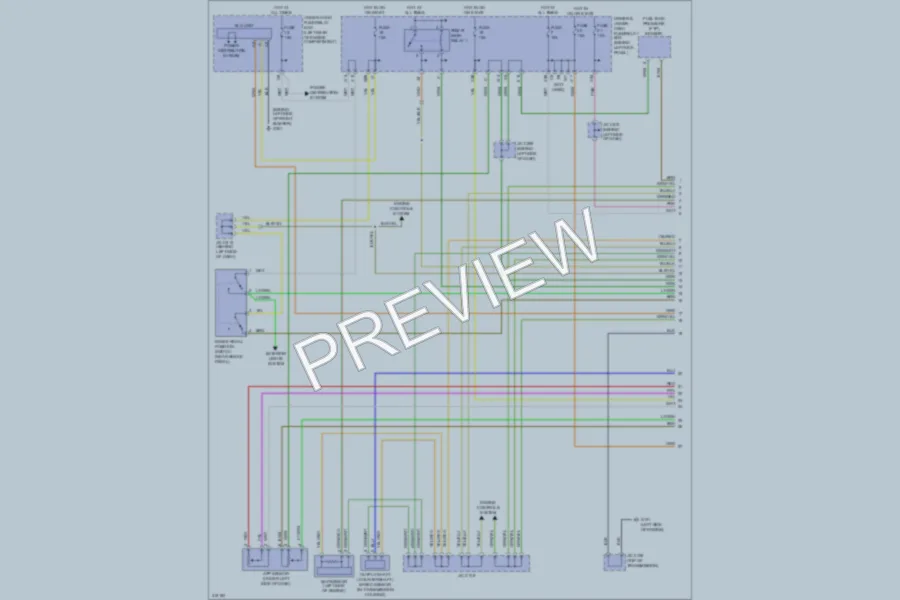 2009 Acura RL Transmission wiring diagram preview