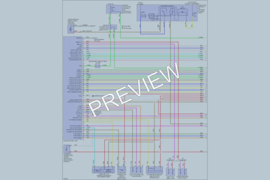 2009 Acura TL Air Conditioning wiring diagram preview