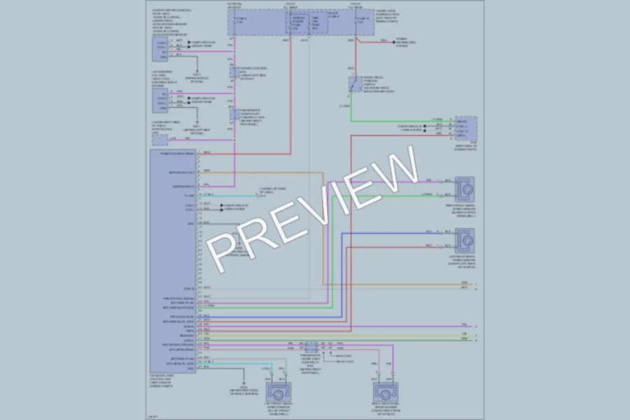 2009 Acura TL Anti Lock Brakes wiring diagram preview