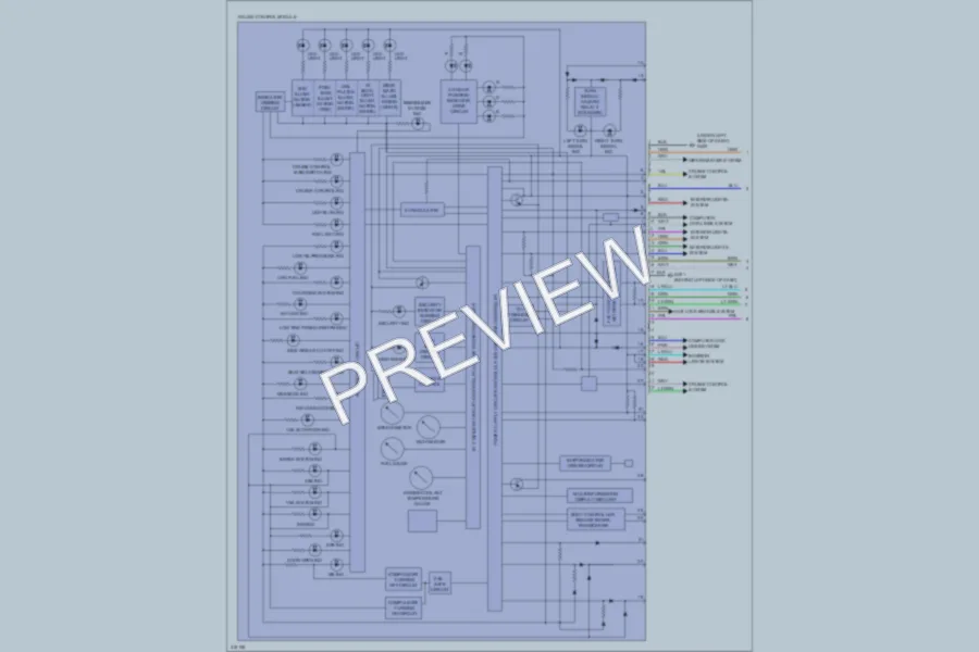 2009 Acura TL Instrument Cluster wiring diagram preview
