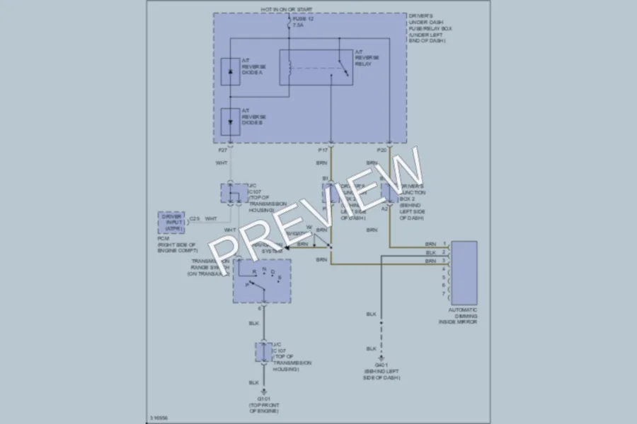 2009 Acura TL Power Mirrors wiring diagram preview