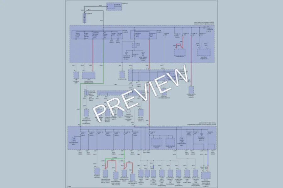 2009 Acura TSX Power Distribution wiring diagram preview