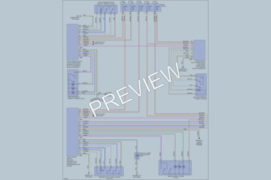 2009 Audi A3 Anti Theft wiring diagram preview