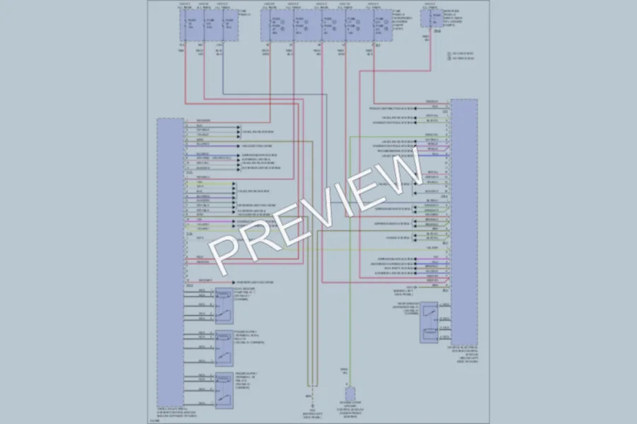 2009 Audi A3 Body Control Modules wiring diagram preview