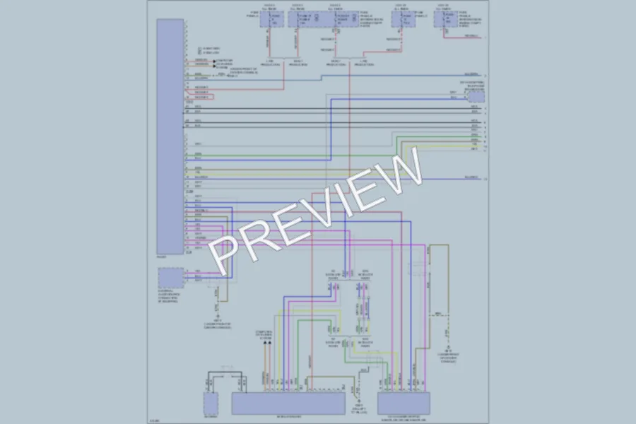 2009 Audi A3 Radio wiring diagram preview