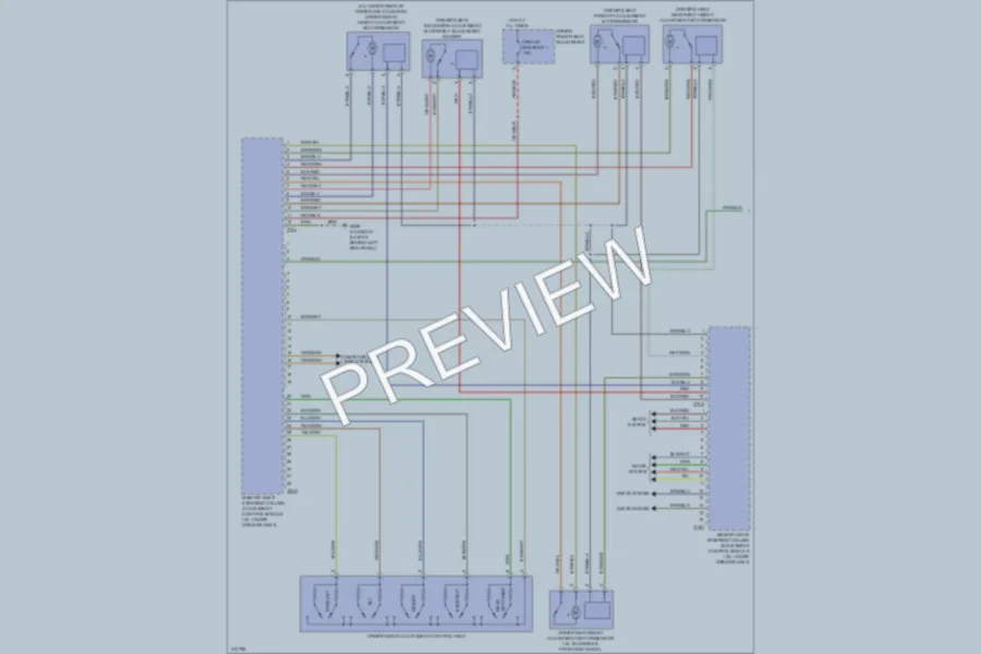 2009 Audi A4 Memory Systems wiring diagram preview