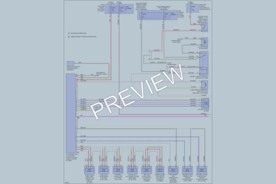 2009 Audi A5 Air Conditioning wiring diagram preview