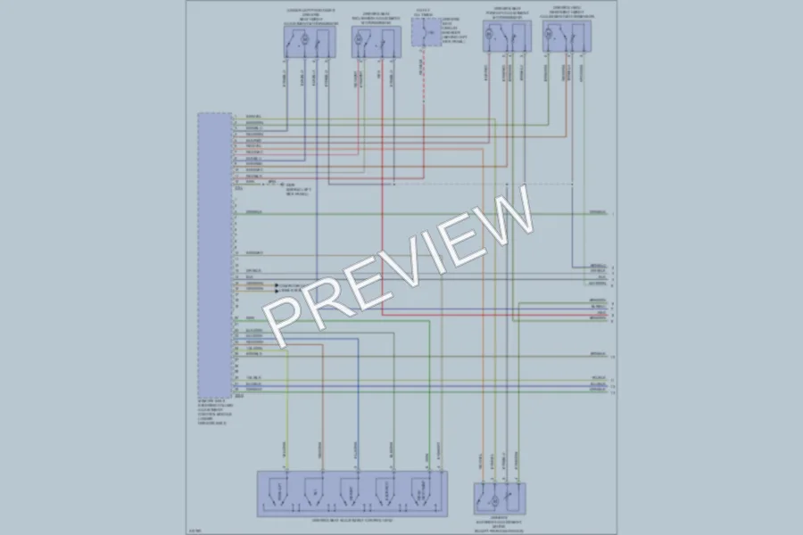 2009 Audi A5 Memory Systems wiring diagram preview