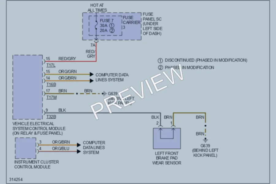 2009 Audi A5 Warning Systems wiring diagram preview
