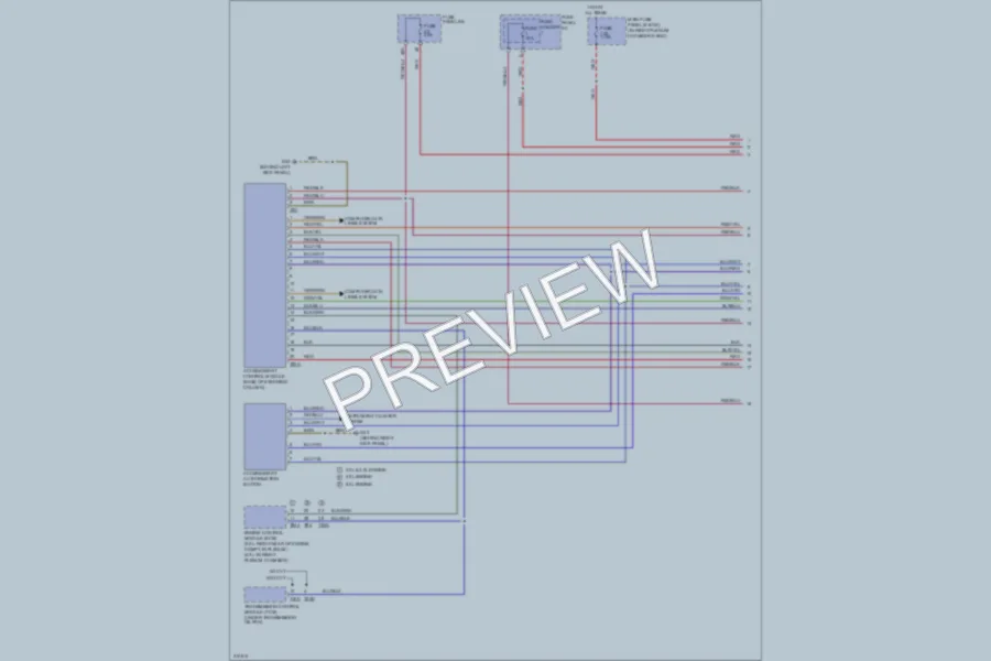 2009 Audi A6 Anti Theft wiring diagram preview
