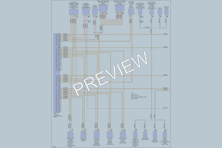 2009 Audi A6 Computer Data Lines wiring diagram preview