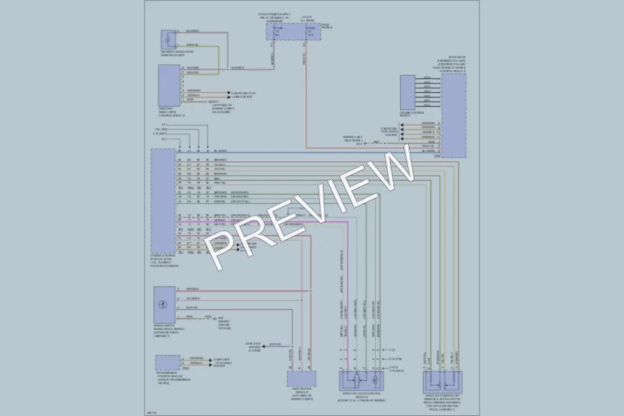 2009 Audi A6 Cruise Control wiring diagram preview