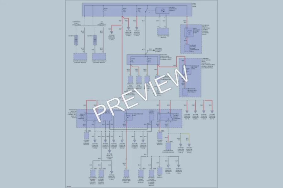 2009 Audi A6 Power Distribution wiring diagram preview